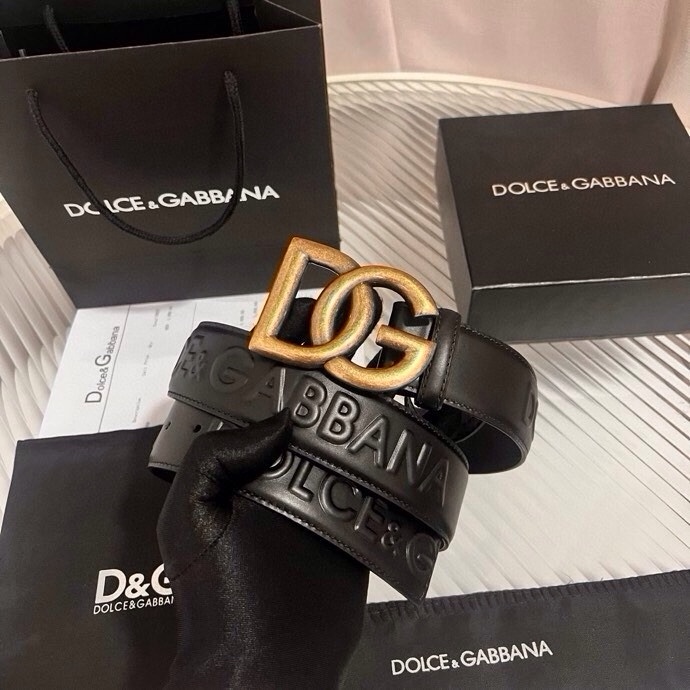 Dolce&Gabbana 全新浮雕小牛皮腰带，满载干练态度，尽显巧思 ，宽度.40mm