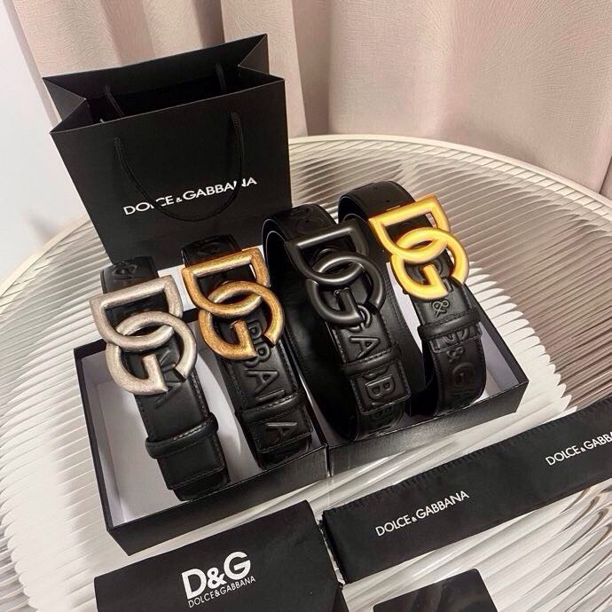 Dolce&Gabbana 全新浮雕小牛皮腰带，满载干练态度，尽显巧思 ，宽度.40mm