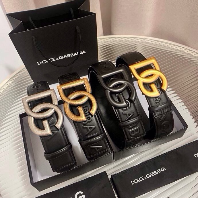 Dolce&Gabbana 全新浮雕小牛皮腰带，满载干练态度，尽显巧思 ，宽度.40mm