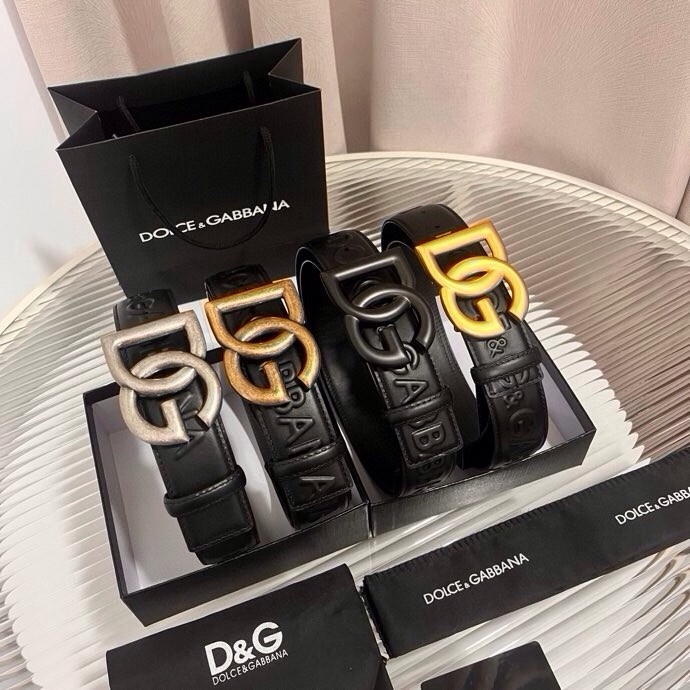 Dolce&Gabbana 全新浮雕小牛皮腰带，满载干练态度，尽显巧思 ，宽度.40mm