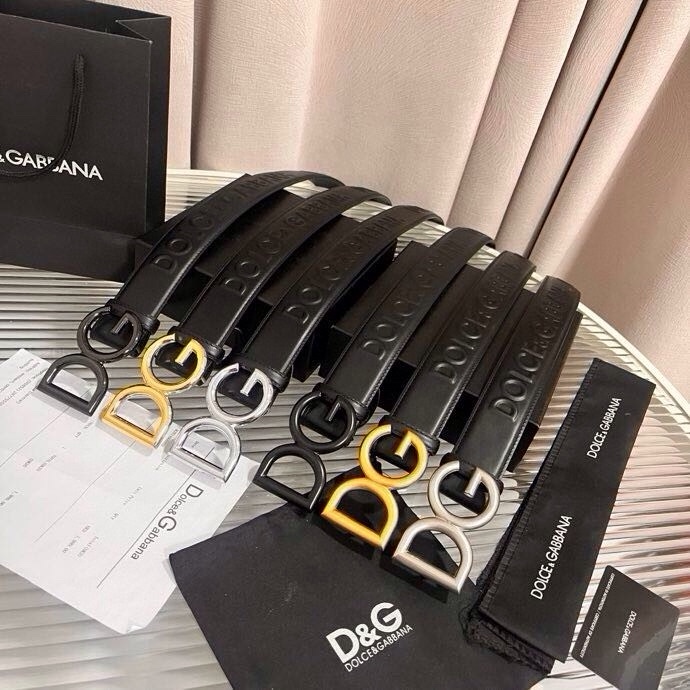 Dolce&Gabbana 全新浮雕小牛皮腰带，满载干练态度，尽显巧思 ，宽度.40mm