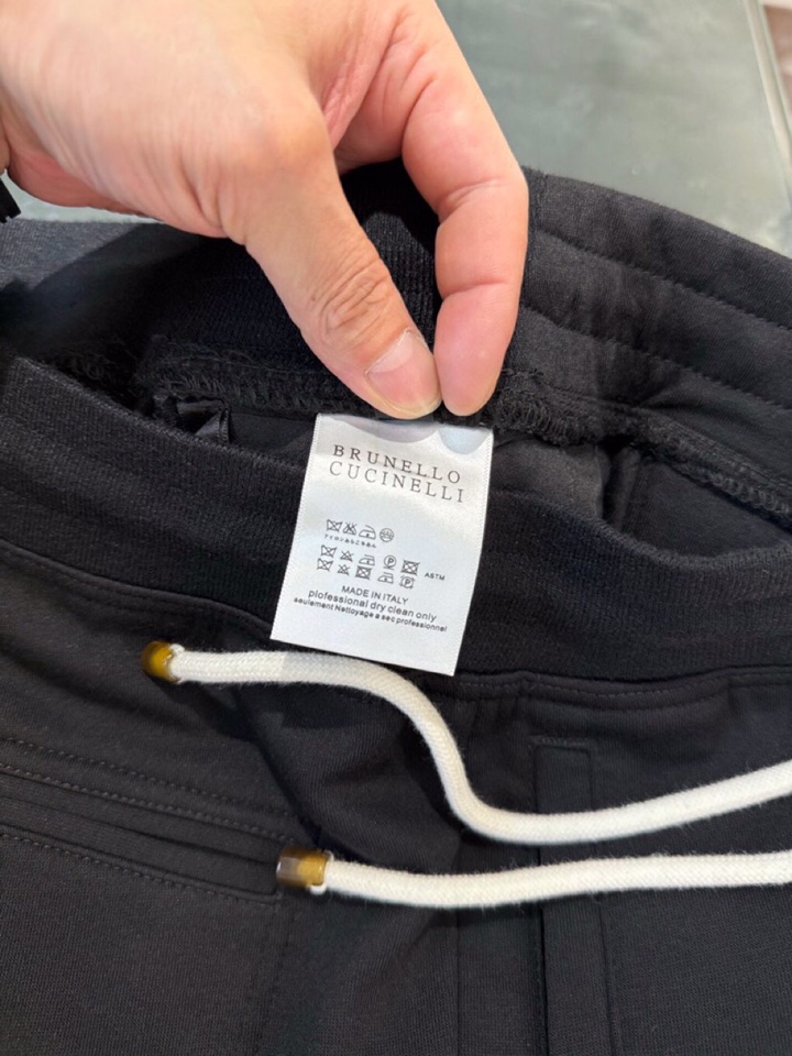Brunello Cucinelli BC2025ss 秋冬新品，男士针织羊毛休闲裤长裤，高奢内敛低调，