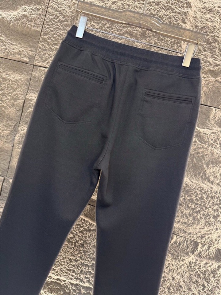 Brunello Cucinelli BC2025ss 秋冬新品，男士针织羊毛休闲裤长裤，高奢内敛低调，