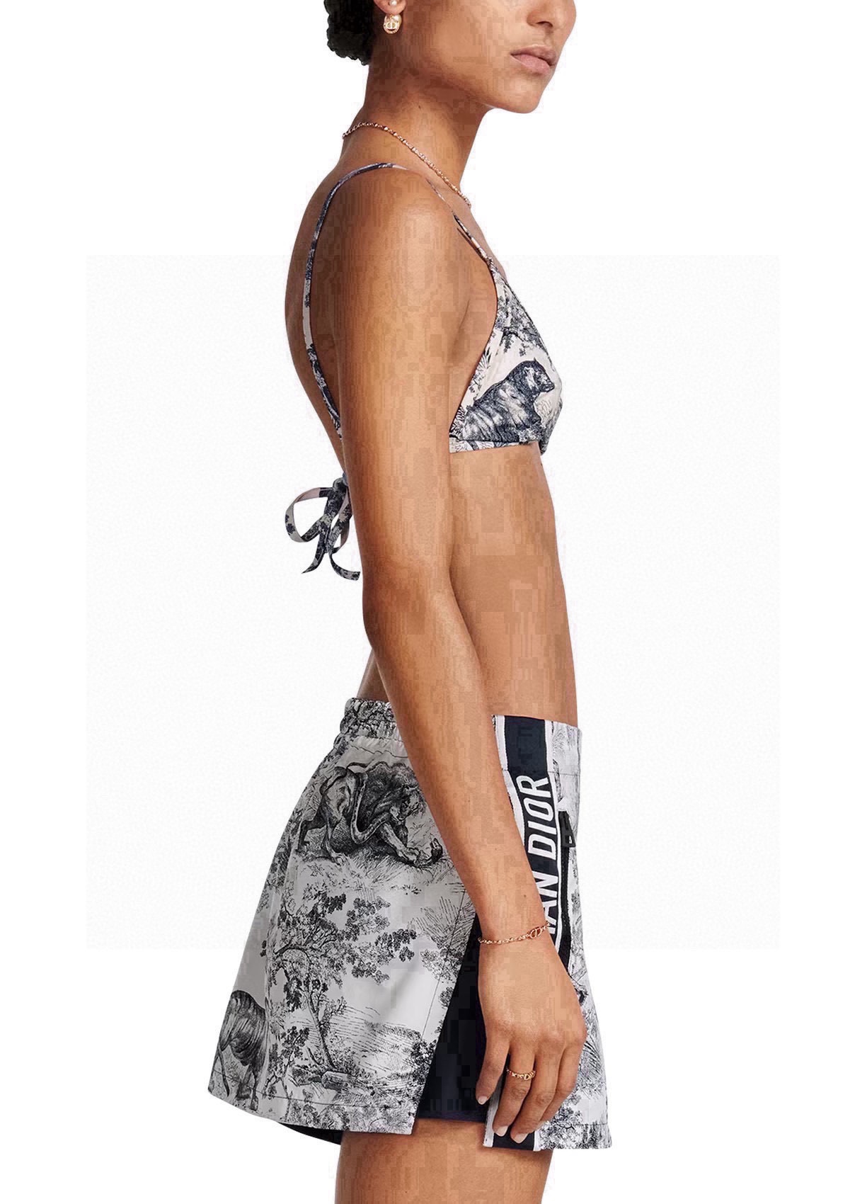 Dior Bikini Set: Classic 3-Piece Swimsuit for Beach, Pool, and Resort