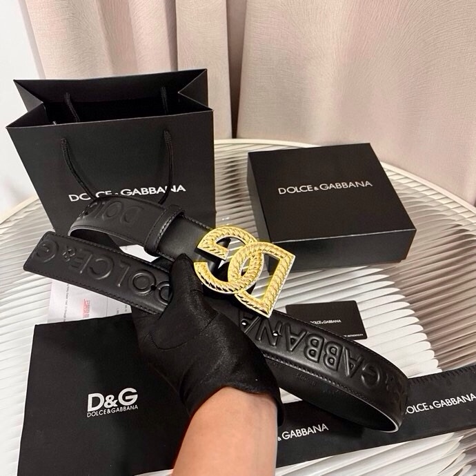 Dolce&Gabbana  全新浮雕小牛皮腰带，满载干练态度，尽显巧思 ，宽度.40mm