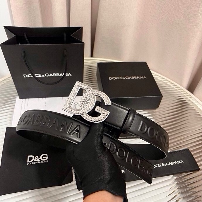 Dolce&Gabbana  全新浮雕小牛皮腰带，满载干练态度，尽显巧思 ，宽度.40mm