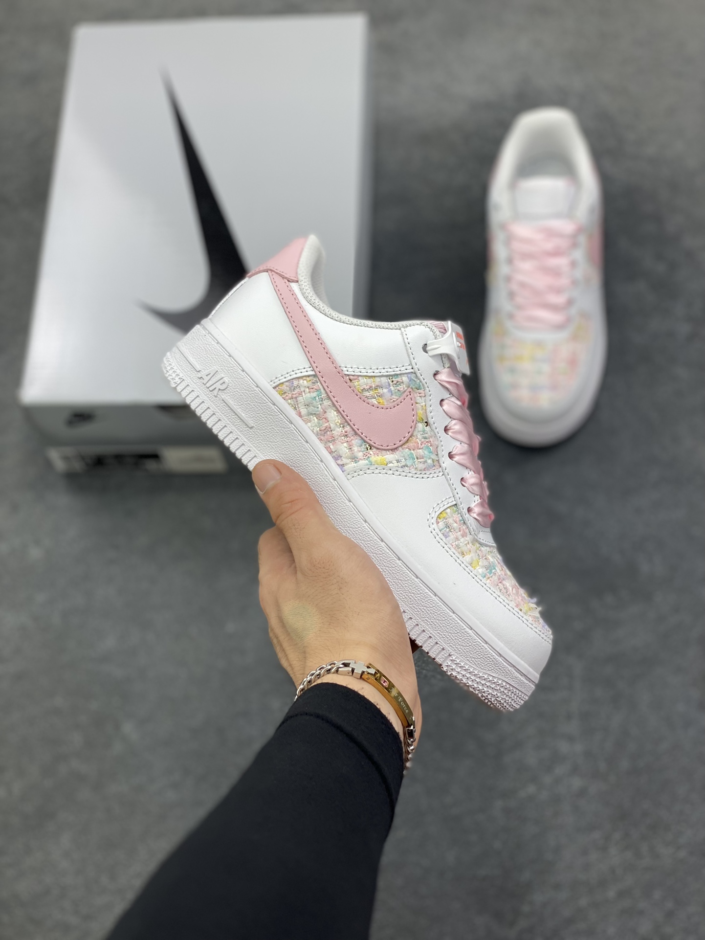 Nike Air Force 1 Low’07 纯欲小香风 空军一号低帮休闲板鞋 定制皮料 定制鞋盒 原楦原纸板 纯正空军版型 内置全掌气垫 货号：ZH0316-095 尺码：36 36.5 37.5 38 38.5 39 40 40.5 41 42 42.5 43 44 44.5 45-选品中心