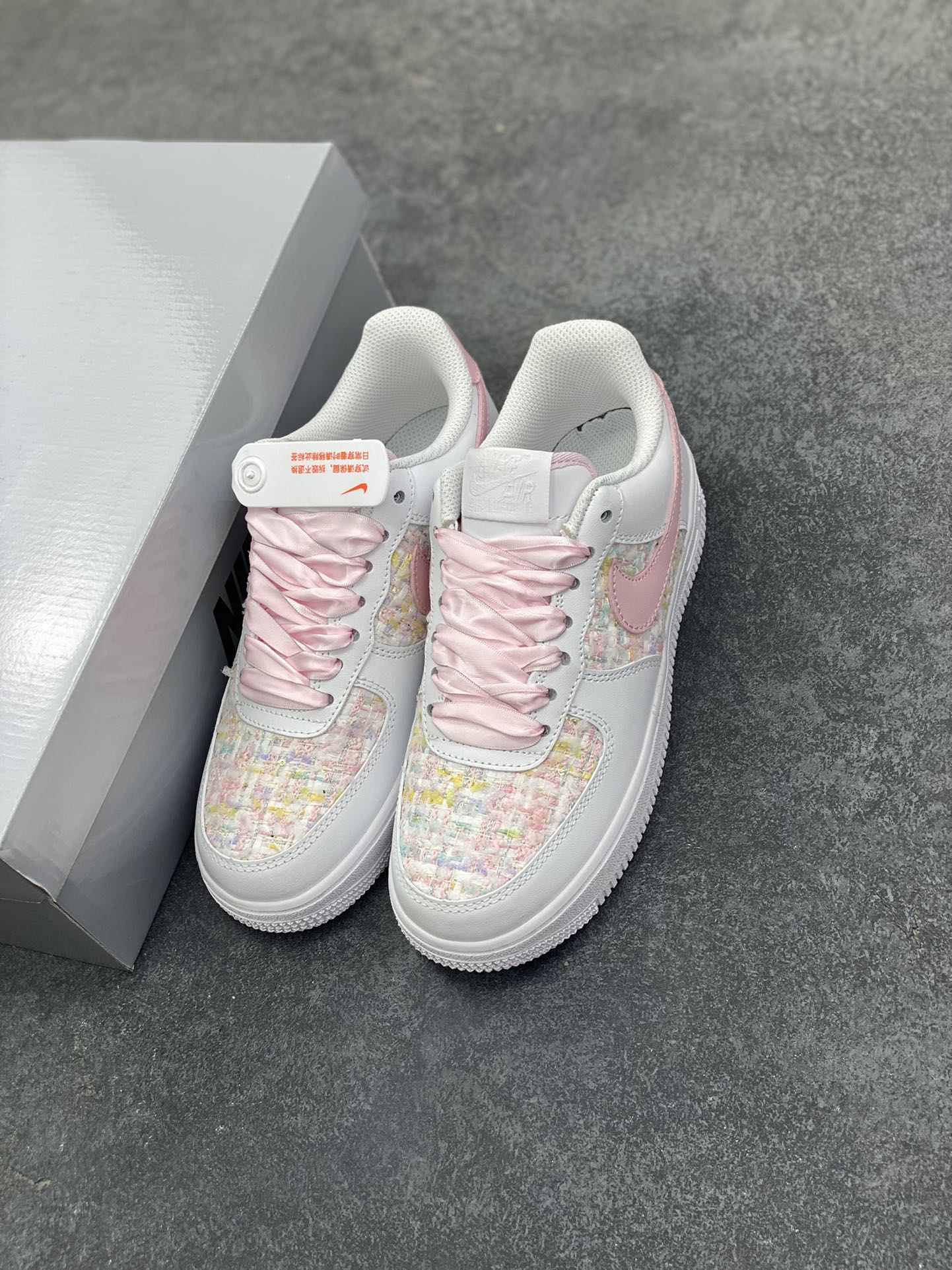 图片[8]-Nike Air Force 1 Low’07 纯欲小香风 空军一号低帮休闲板鞋 定制皮料 定制鞋盒 原楦原纸板 纯正空军版型 内置全掌气垫 货号：ZH0316-095 尺码：36 36.5 37.5 38 38.5 39 40 40.5 41 42 42.5 43 44 44.5 45-选品中心