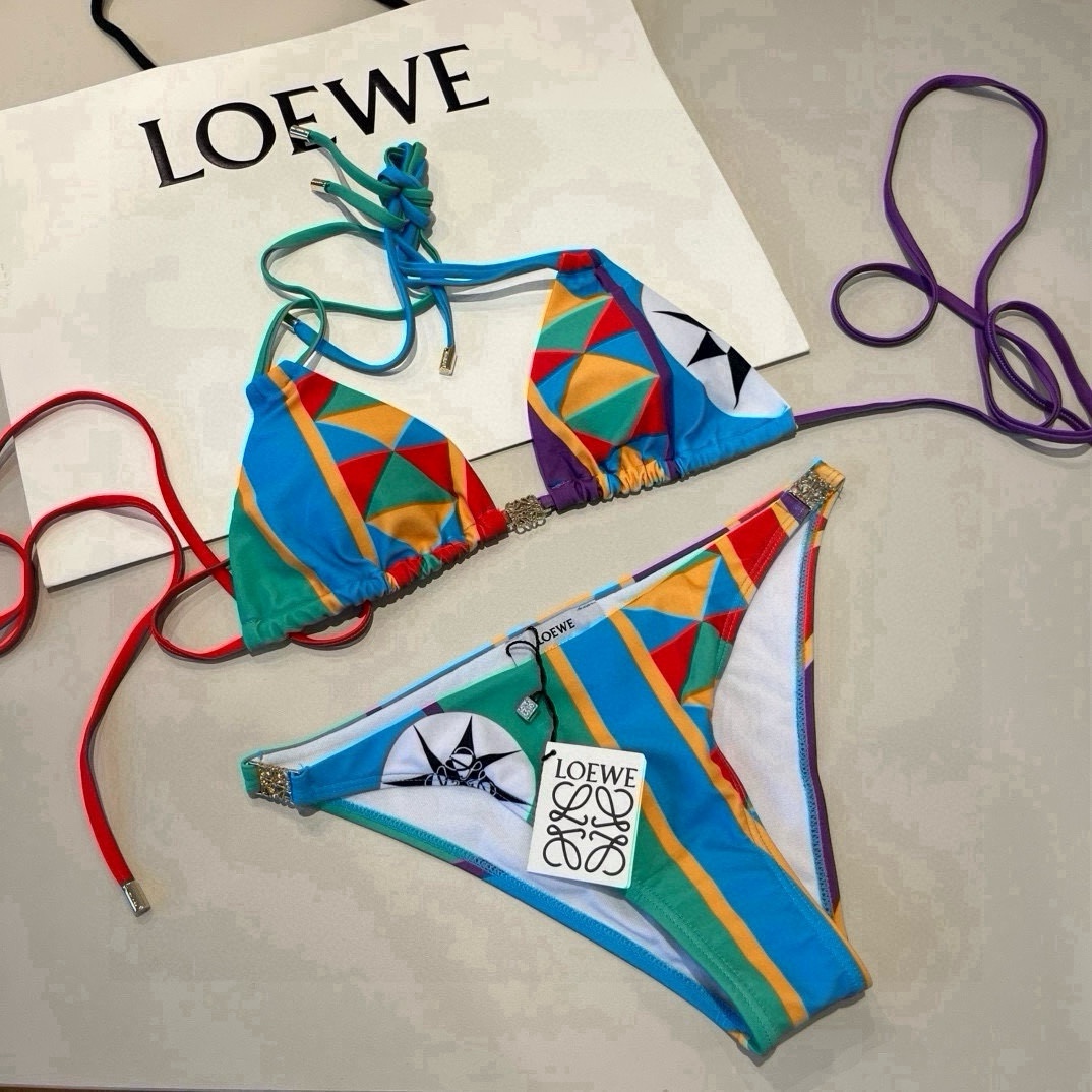 Loewe Bikini Swimsuit, Stylish Beach & Pool Wear, Quick-Dry & Comfortable