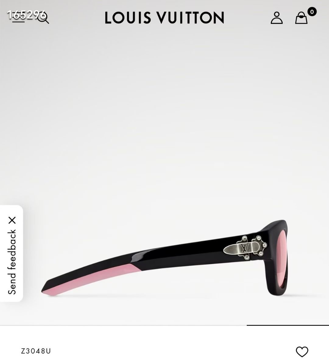 ‼️ 官网图 LOUIS VUITTO*LV Frog Round Square SunglassesM