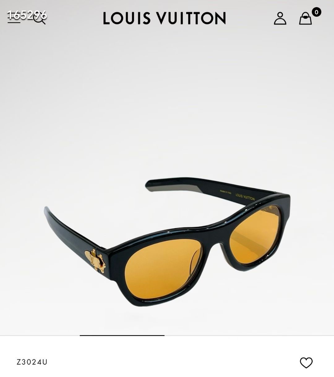 ‼️ 官网图 LOUIS VUITTO*LV Frog Round Square SunglassesM