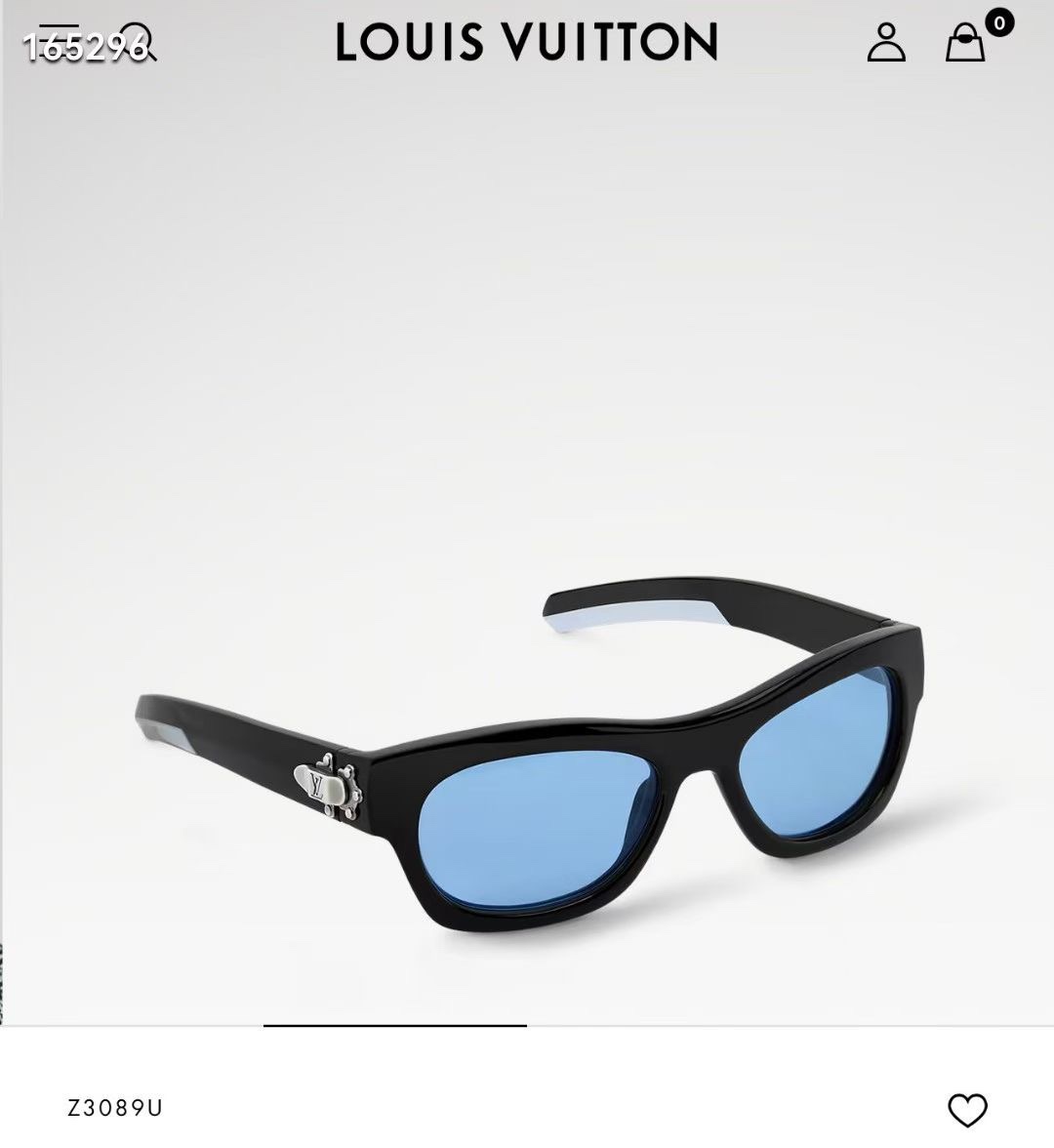 ‼️ 官网图 LOUIS VUITTO*LV Frog Round Square SunglassesM