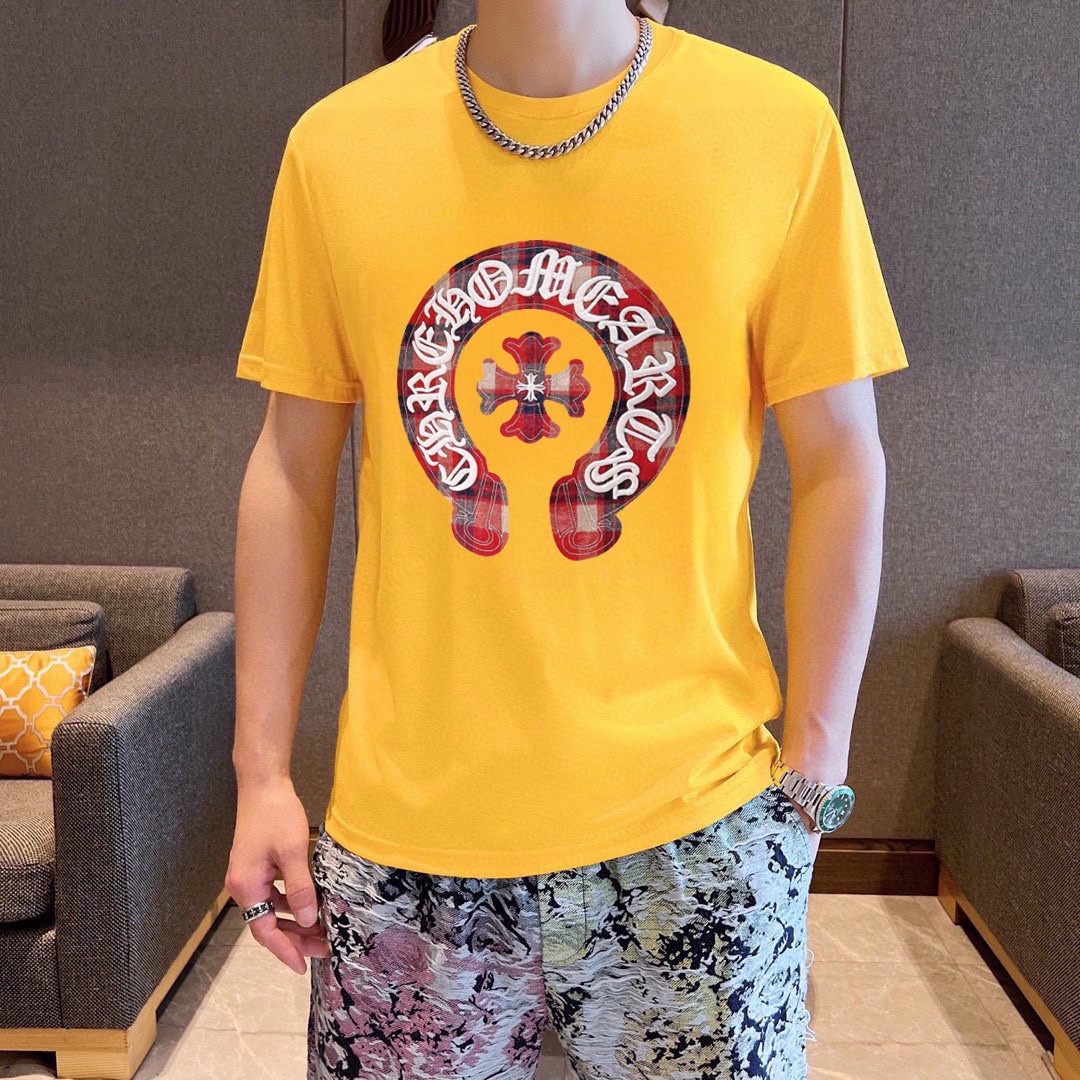 Chrome Hearts 品牌【ChampionHearts 克罗心】(胖子福音) 男士休闲短袖T恤