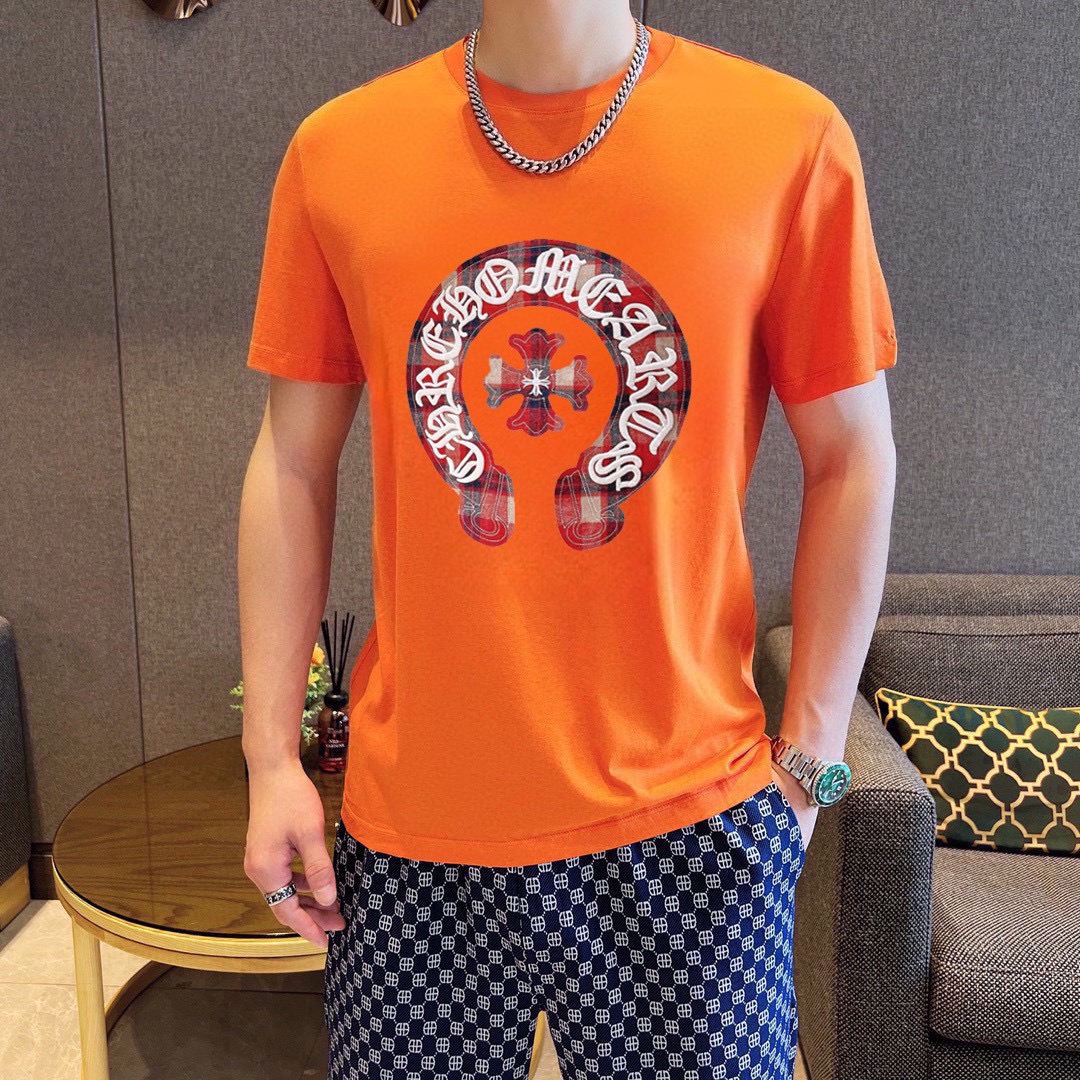 Chrome Hearts 品牌【ChampionHearts 克罗心】(胖子福音) 男士休闲短袖T恤