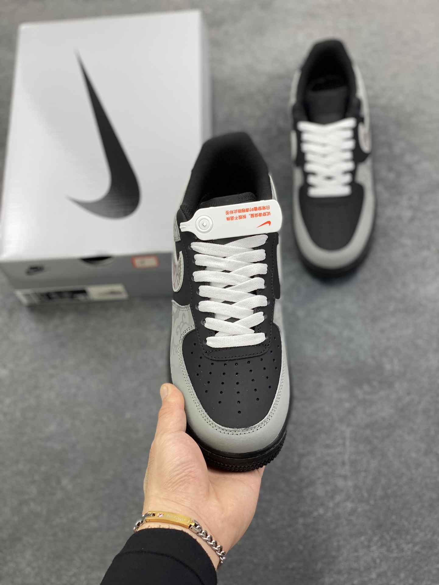 图片[2]-Nike Air Force 1 Low’07 影月巡 空军一号低帮休闲板鞋 定制皮料 定制鞋盒 原楦原纸板 纯正空军版型 内置全掌气垫 货号：ZH0316-108 尺码：36 36.5 37.5 38 38.5 39 40 40.5 41 42 42.5 43 44 44.5 45-选品中心