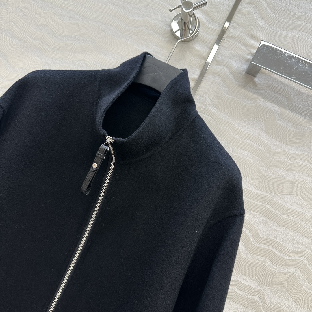 独家首发❤️高端原单品质！H马家本季必入高智感大衣！秋冬新品叠搭神器！纯手工制作双面尼立领羊绒大衣！自带