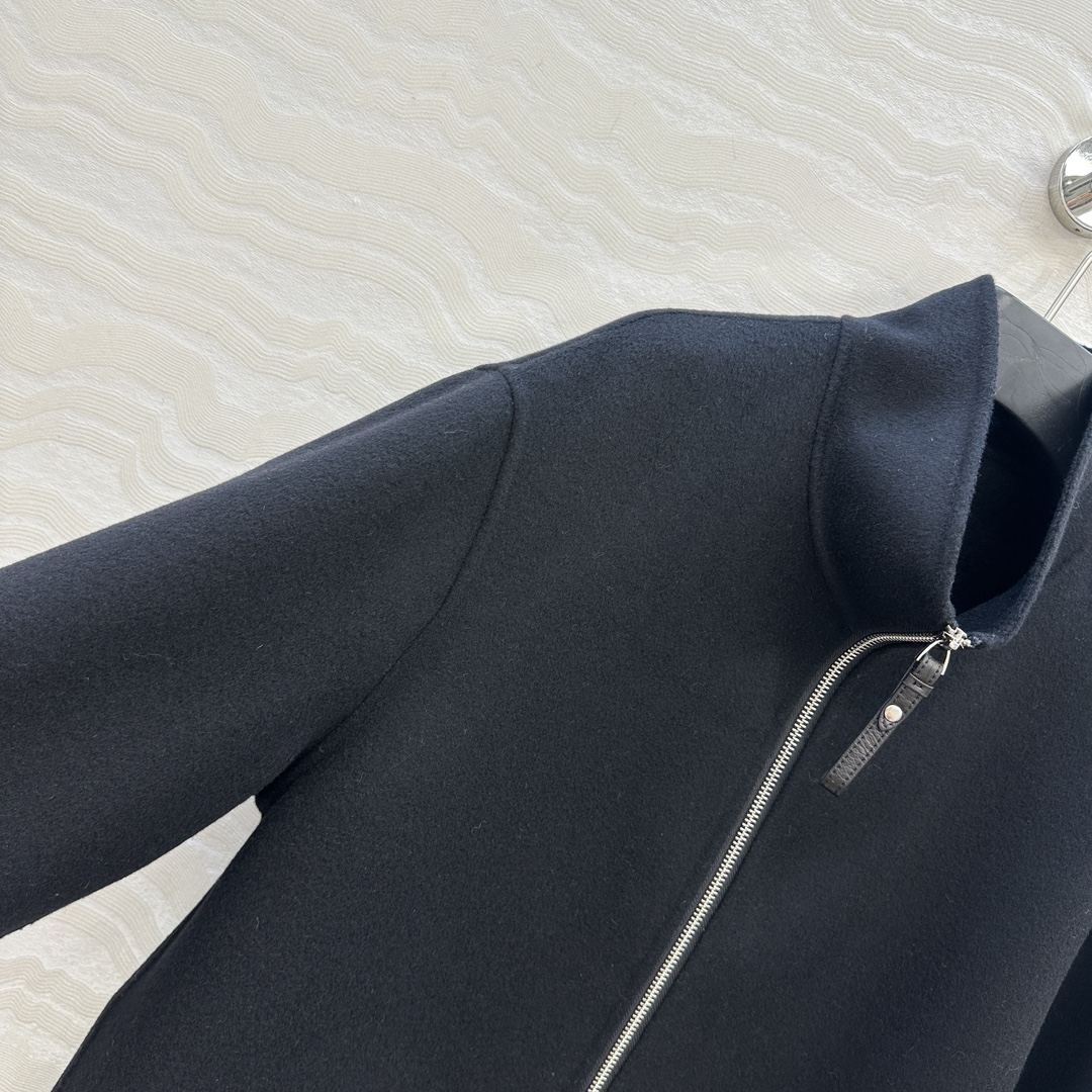 独家首发❤️高端原单品质！H马家本季必入高智感大衣！秋冬新品叠搭神器！纯手工制作双面尼立领羊绒大衣！自带