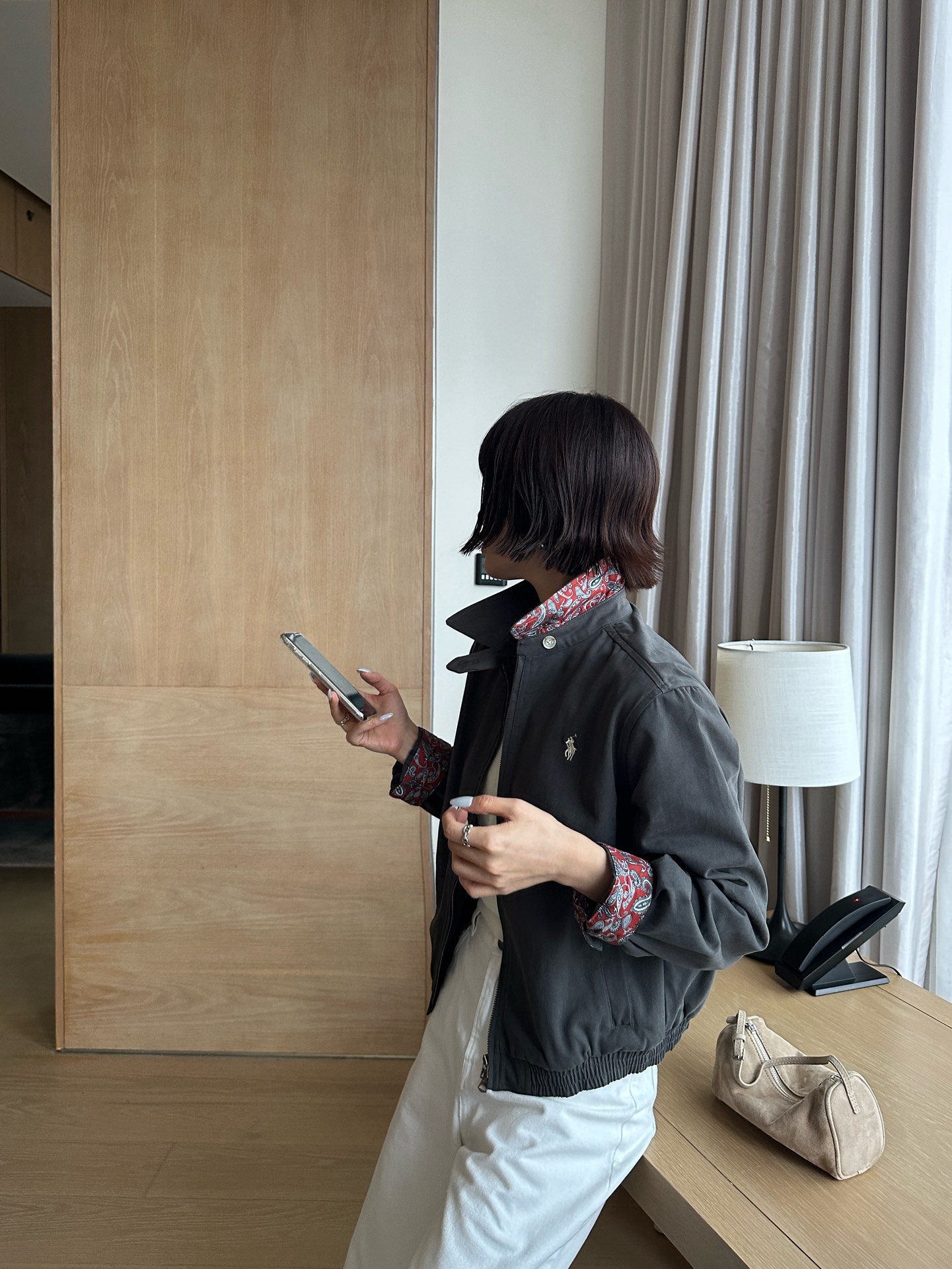 NO:534441,Lao Qian's tone｜游戏, alexander wang19860909老钱腔调｜ 灰,,alexander wang,Women's clothing