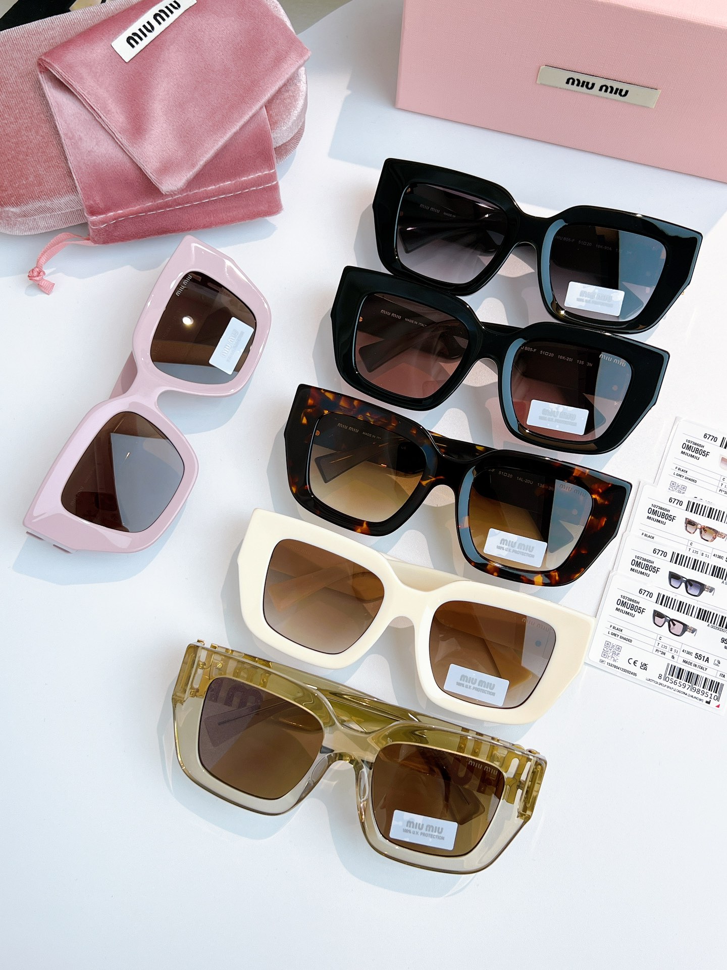 新品发售MIU MIUMODEL：SMU B05-FSIZE：51口20-135🔝🔝