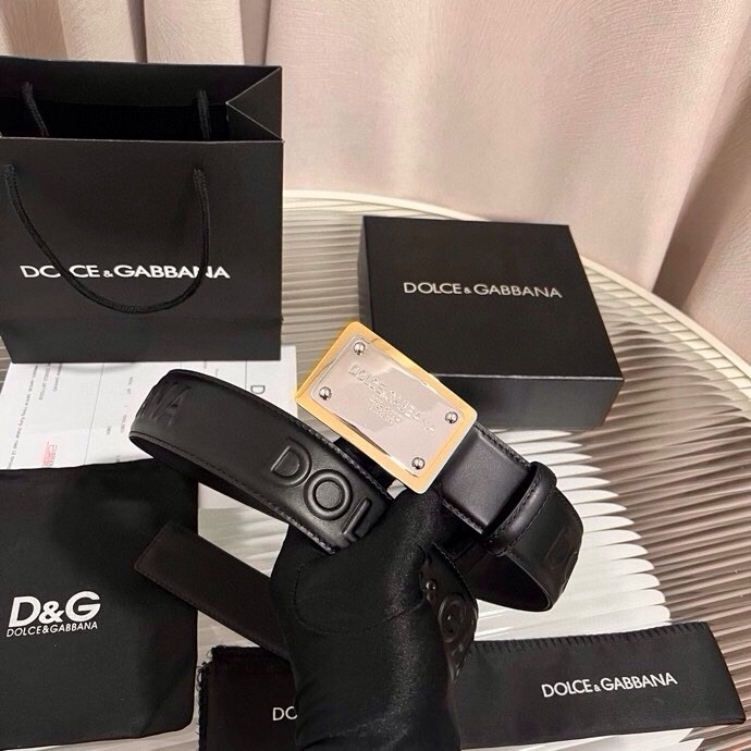 Dolce&Gabbana 全新浮雕小牛皮腰带，满载干练态度，尽显巧思 ，宽度.40mm