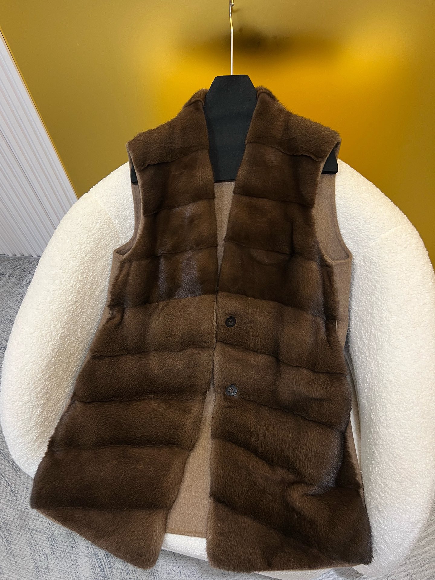 Reversible Cashmere Mink Vest with Belt - Copenhagen Purple Label 3 i1758956125 285 1