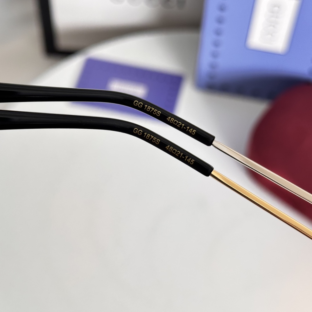 ‼️GUCC*🐝🐝🐝MODEL：GG1875S🐝🐝🐝SIZE：48口21-145🐝🐝🐝