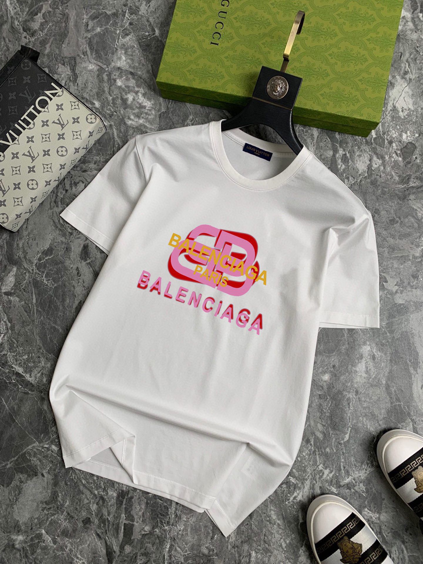 Balenciaga 品牌【BALENCIAGA 巴黎世家】(胖子福音) 男士休闲短袖T恤