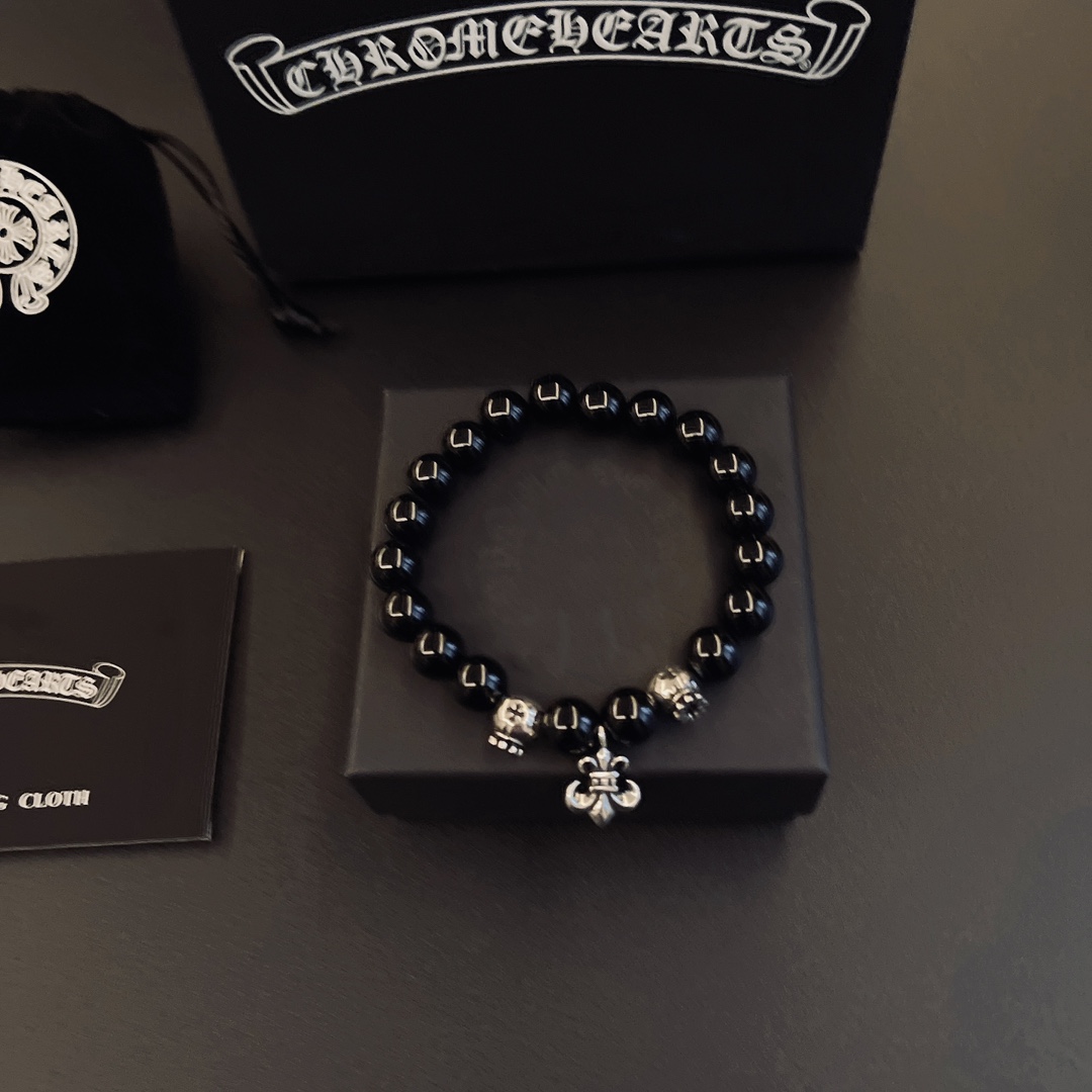 NO:575705,So handsome, the latest Chrome Hearts. No explosions, no hair. Factory direct sales. Original one-to-one reproduction. Chrome Hearts Bracelet, fine jewelry, chrome hearts.19860909太帅爆了最新款克罗心 不爆不发 厂家直销 原版一比一复刻 克罗心手串,饰品精品,chrome hearts,Jewelry