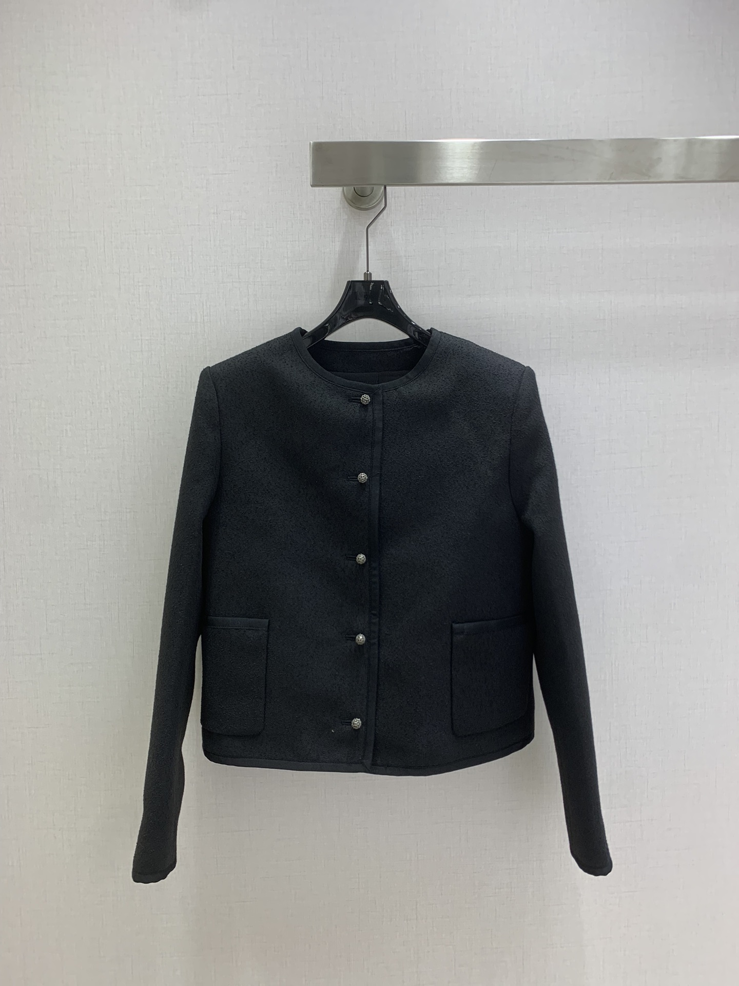 Veste Tailleur Simple Boutonnage Dior Automne 2025 en Laine Mélangée