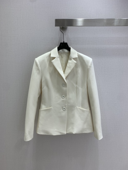 Elegant Wool Blend Blazer Women's Single-Breasted Slim Fit Business Suit 1 Elegant Wool Blend Blazer Women's Single-Breasted Slim Fit Business Suit