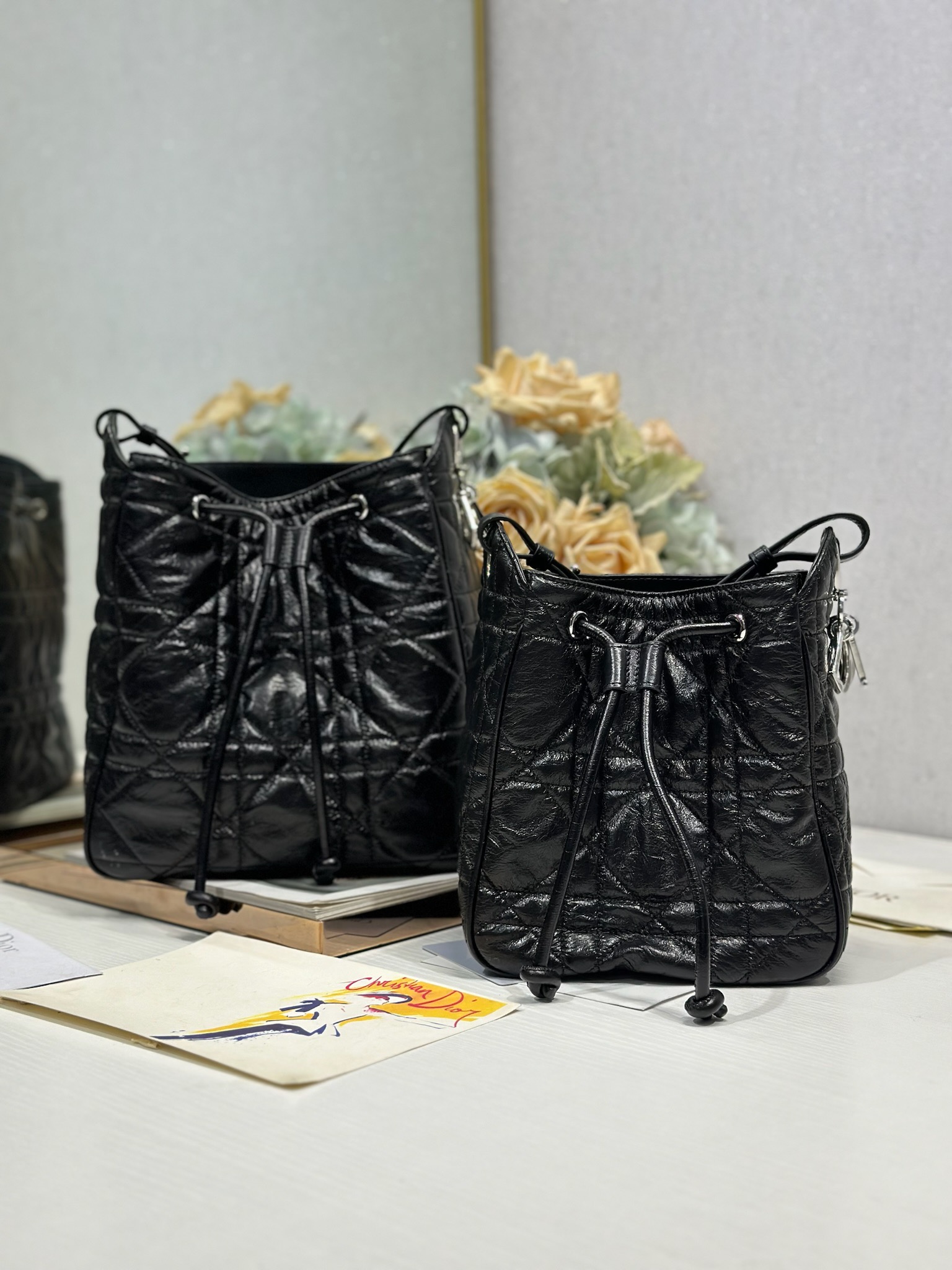 NO:558105,D-Motion handbag #black pleated√ model 2851/2852, Dior, dior19860909D-Motion 手袋#黑色褶皱√ 型号2851/2852,迪奥,dior,Bag