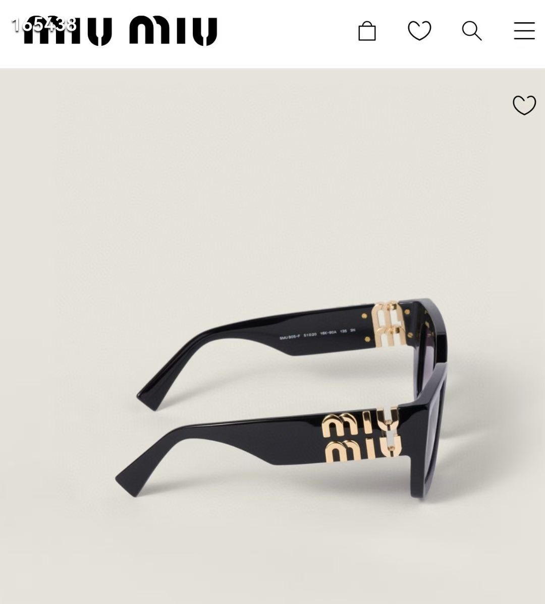 ‼️ 官网图 MIU MI*🎀🎀🎀 MODEL: SMUB05-F 🎀🎀🎀SIZE：51口20-135🎀