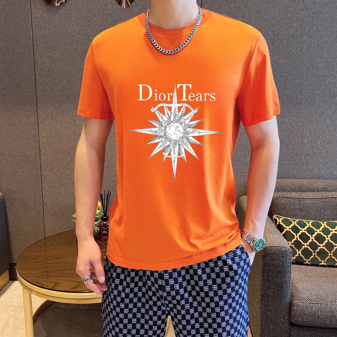 Dior 品牌【DIOR迪奥】(胖子福音) 男士休闲短袖T恤 2024春夏新品