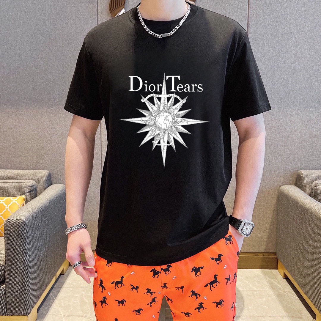 Dior 品牌【DIOR迪奥】(胖子福音) 男士休闲短袖T恤 2024春夏新品