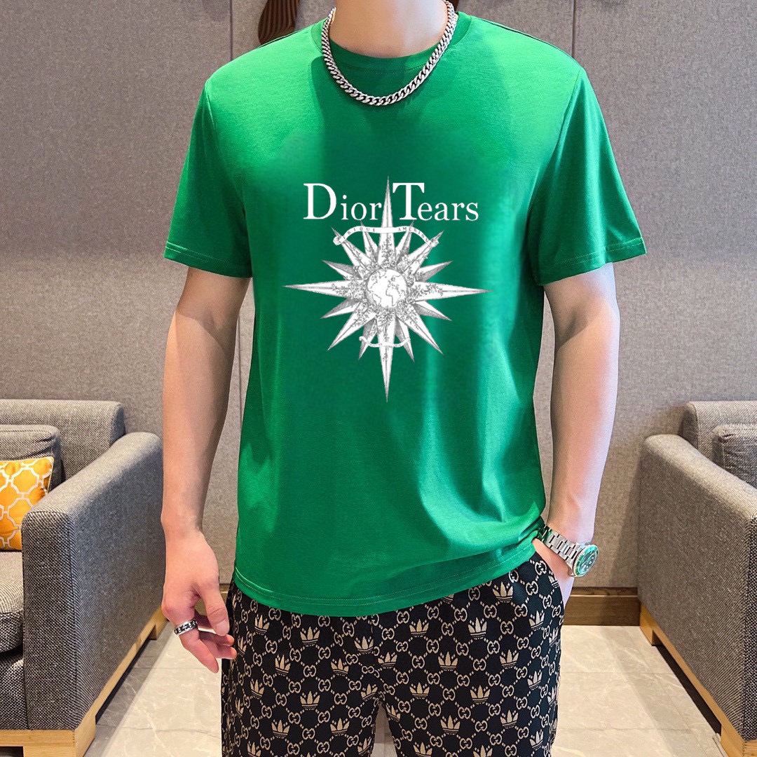 Dior 品牌【DIOR迪奥】(胖子福音) 男士休闲短袖T恤 2024春夏新品