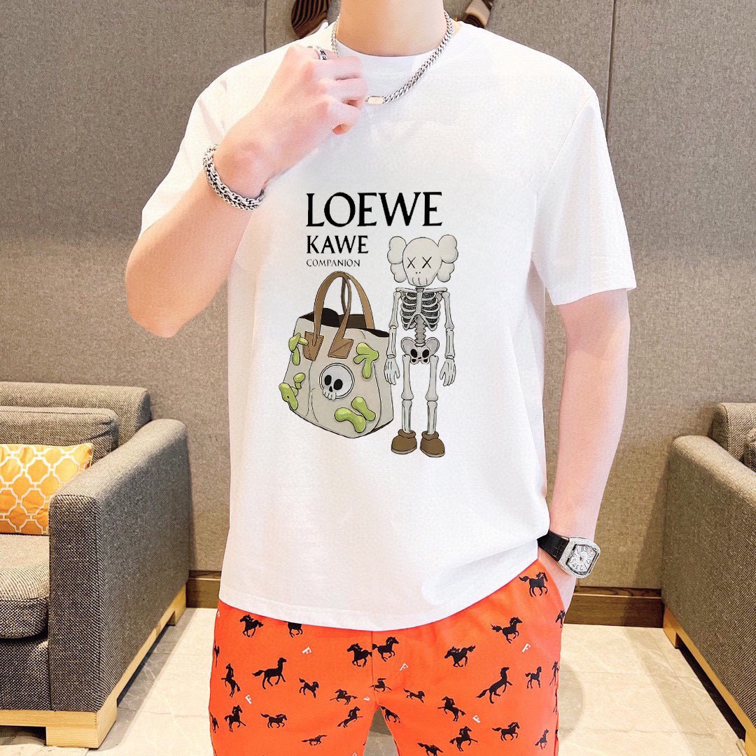 Loewe 品牌【LOEWE罗意威】(胖子福音) 男士休闲短袖T恤 2024春夏新品