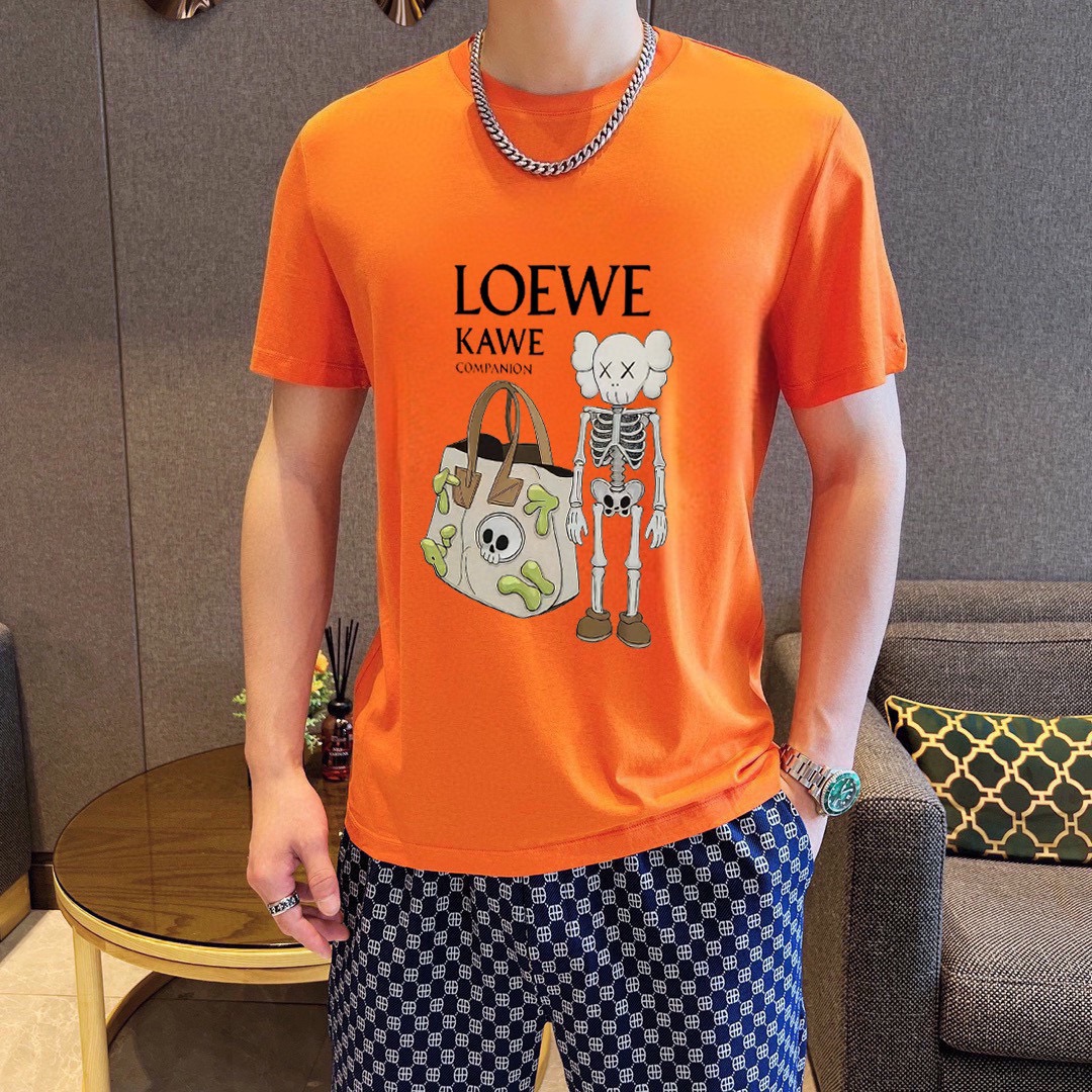Loewe 品牌【LOEWE罗意威】(胖子福音) 男士休闲短袖T恤 2024春夏新品
