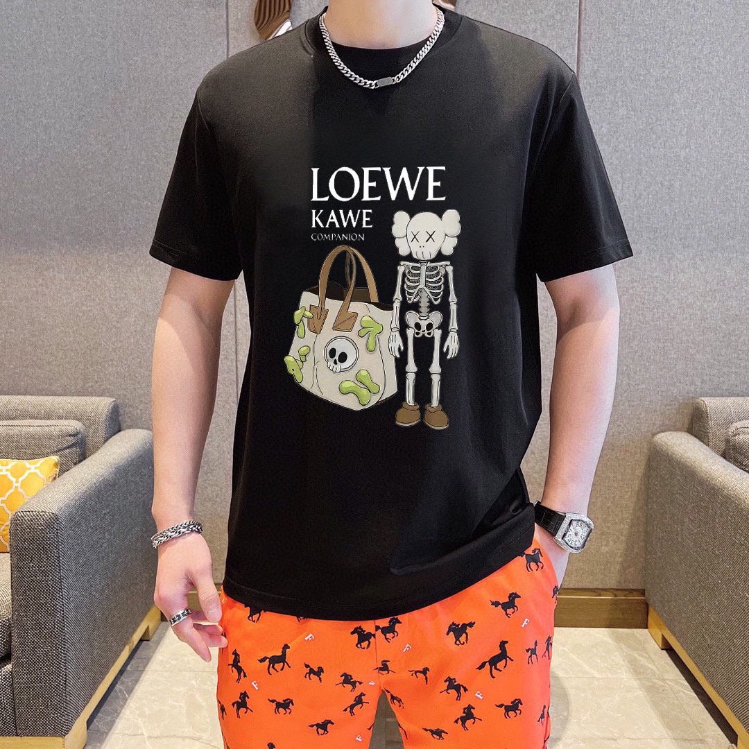 Loewe 品牌【LOEWE罗意威】(胖子福音) 男士休闲短袖T恤 2024春夏新品