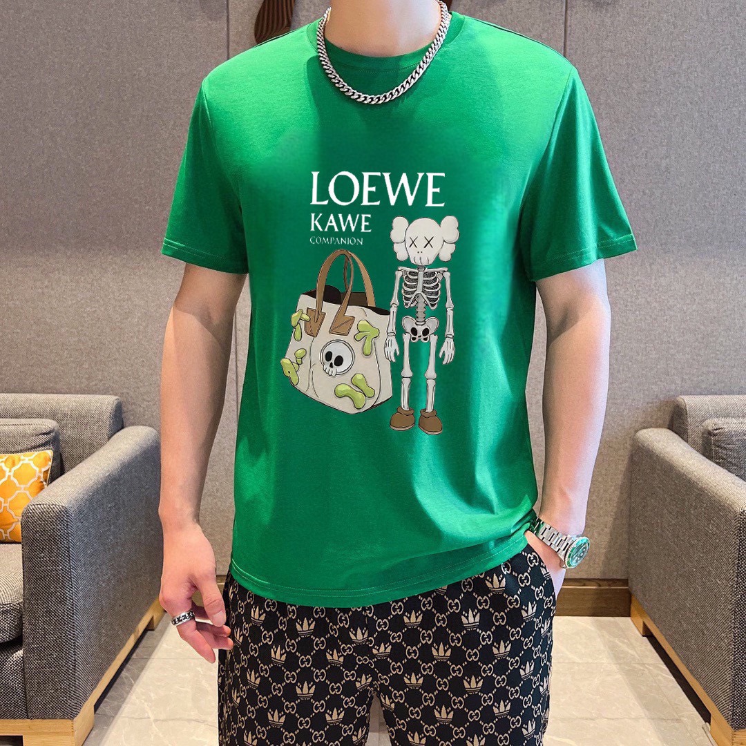 Loewe 品牌【LOEWE罗意威】(胖子福音) 男士休闲短袖T恤 2024春夏新品