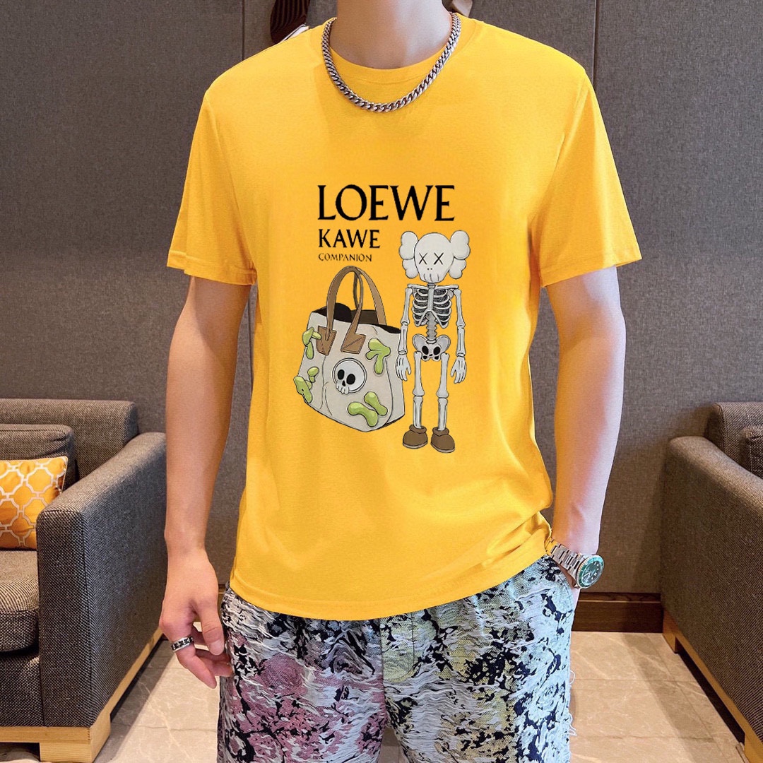 Loewe 品牌【LOEWE罗意威】(胖子福音) 男士休闲短袖T恤 2024春夏新品