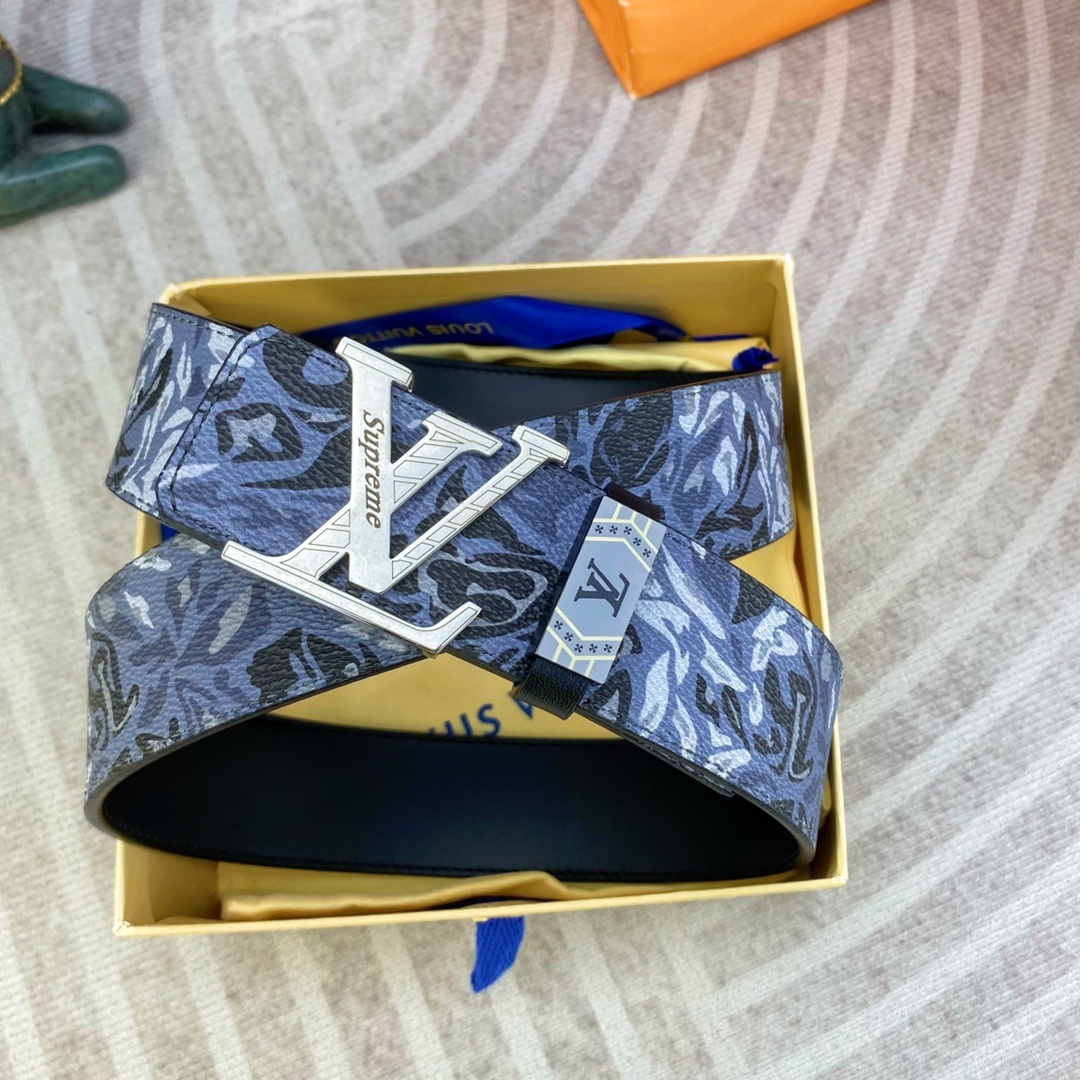 LV💕 特种皮腰带系列 ,原厂五金精品不锈钢扣,手感柔软舒适 宽3.8CM。