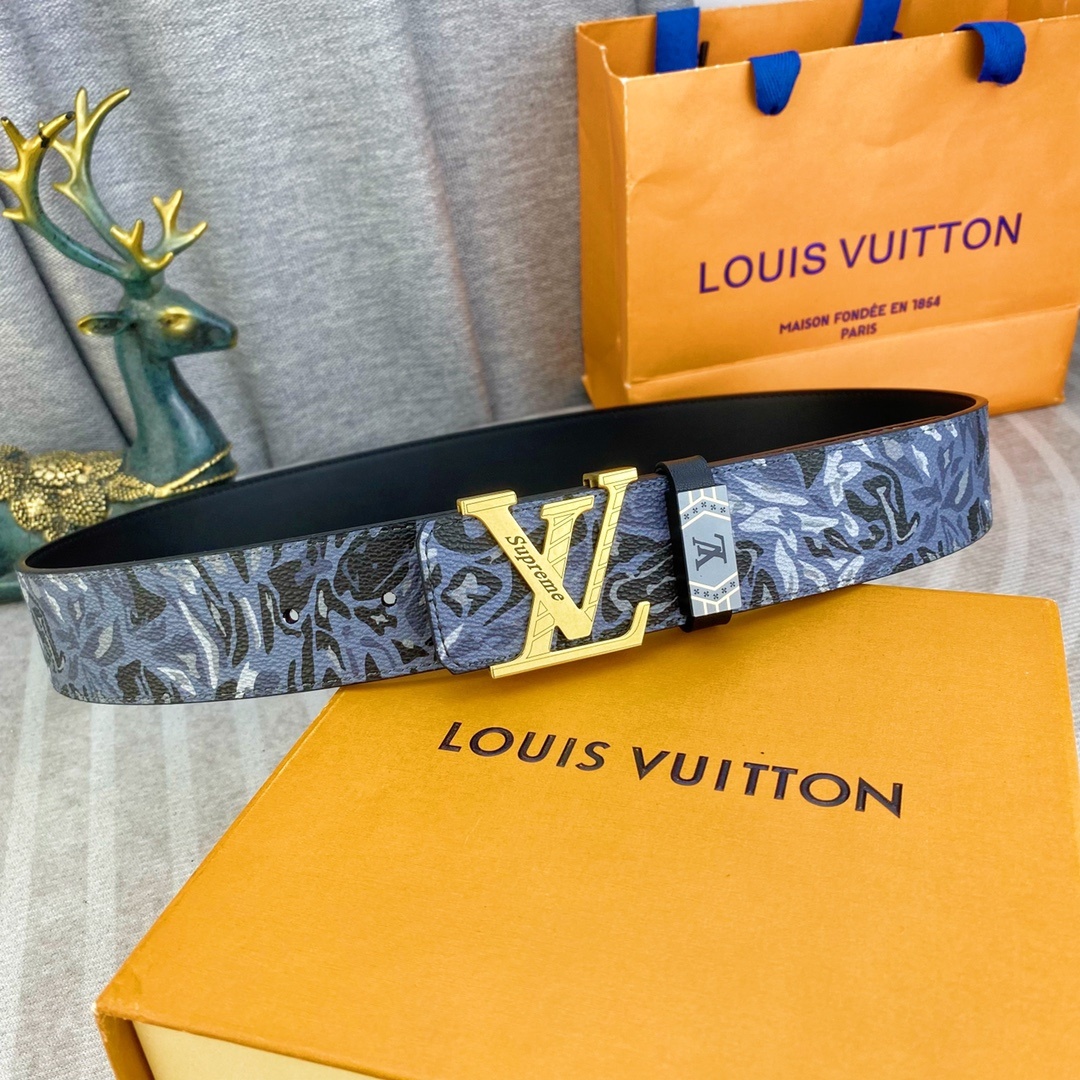 LV💕 特种皮腰带系列 ,原厂五金精品不锈钢扣,手感柔软舒适 宽3.8CM。