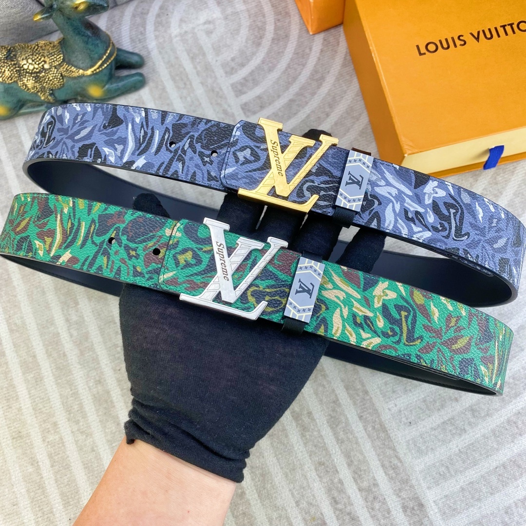 LV💕 特种皮腰带系列 ,原厂五金精品不锈钢扣,手感柔软舒适 宽3.8CM。