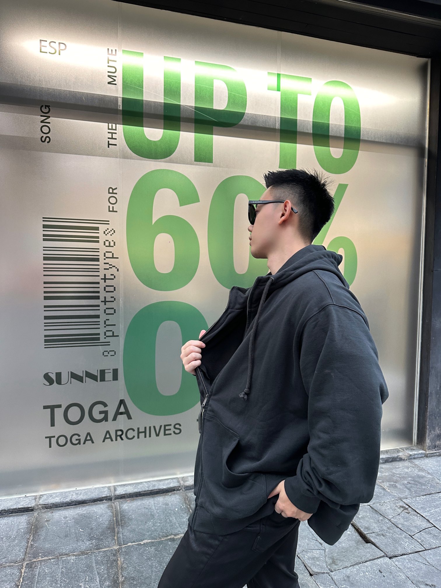 。Maison Margiela 未完成刺绣印花外套定制定染云绒米高密全棉料 柔软细腻 舒适贴肤 以柔和