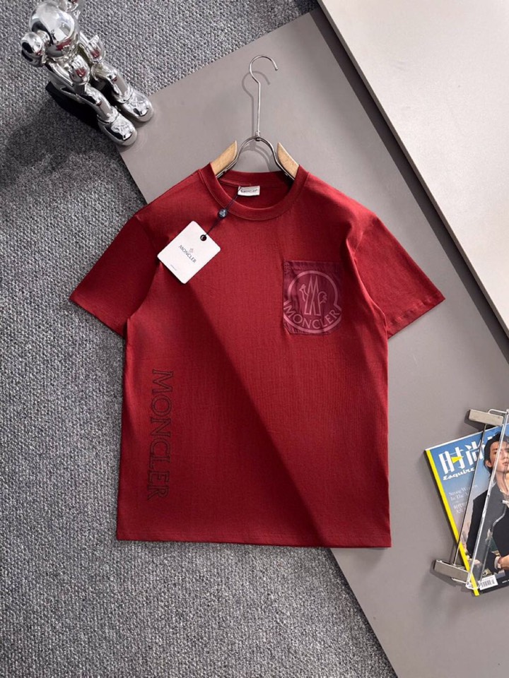 Moncler  蒙口2025春夏新品短袖圆领T恤，原版印花刺绣字母Logo，三标齐 帅气时尚，简约百搭