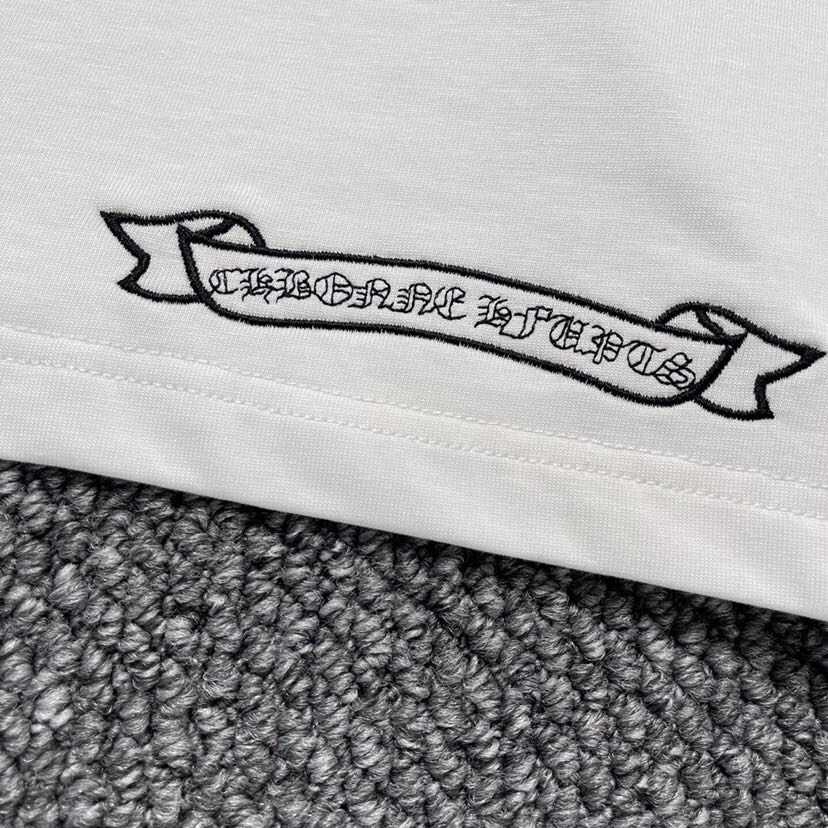 Chrome Hearts 克罗心印花刺绣重工等下短袖圆领T恤码数M-3XL（下单请报身高体重）