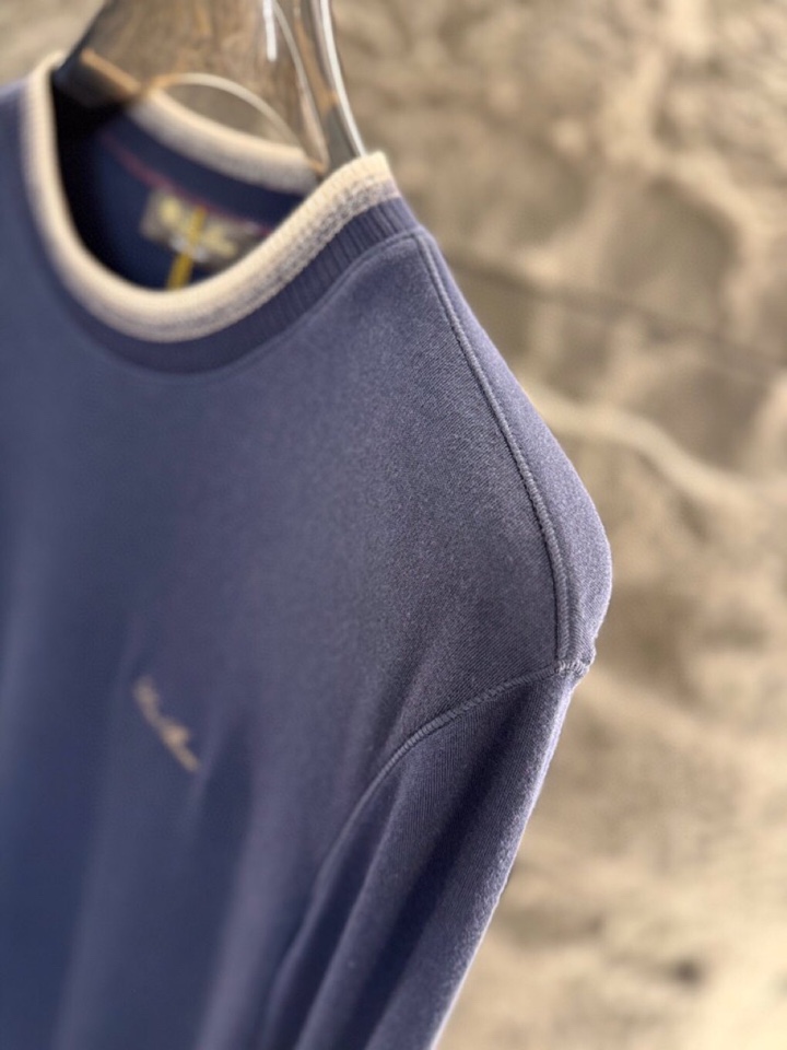 Loro Piana 诺悠翩雅 2025ss 秋冬新品男士羊绒长袖T恤针织圆领衫，高奢内敛低调，轻松驾驭