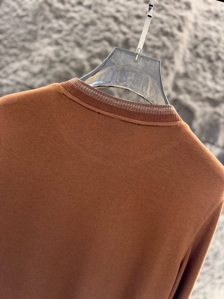 Loro Piana 诺悠翩雅 2025ss 秋冬新品男士羊绒长袖T恤针织圆领衫，高奢内敛低调，轻松驾驭