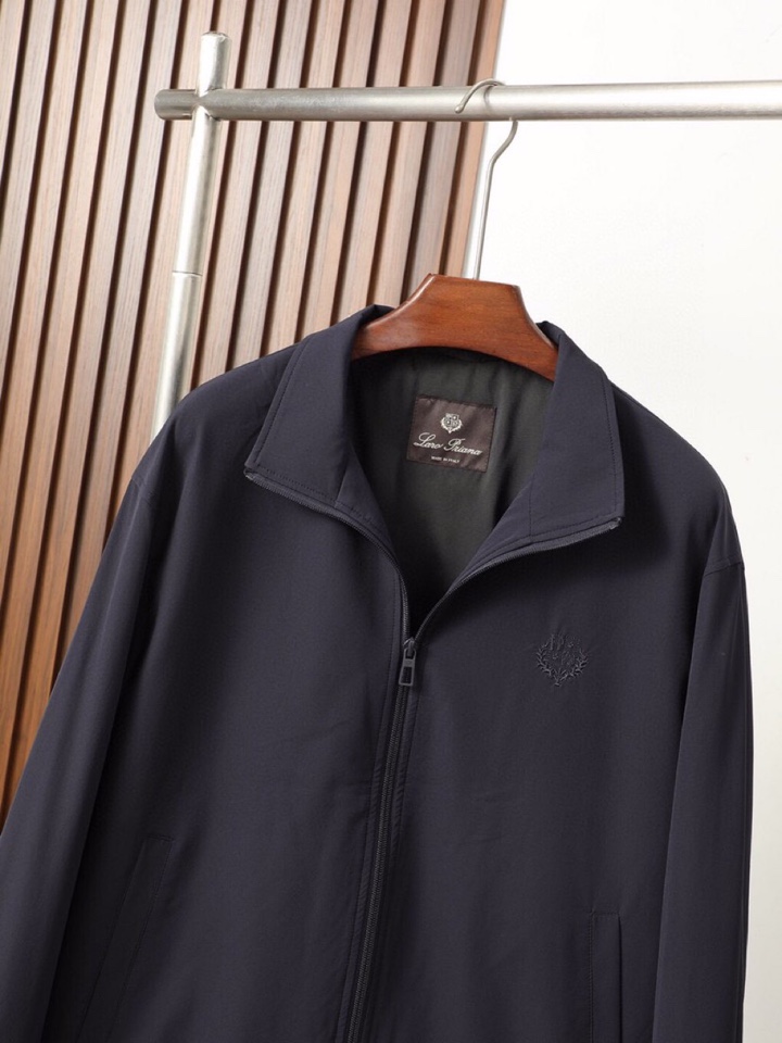 Loro Piana 诺悠翩雅lP🆕 秋冬lP🆕薄棉立领夹克外套，面料与辅料皆为客供，定织定染而成，触感
