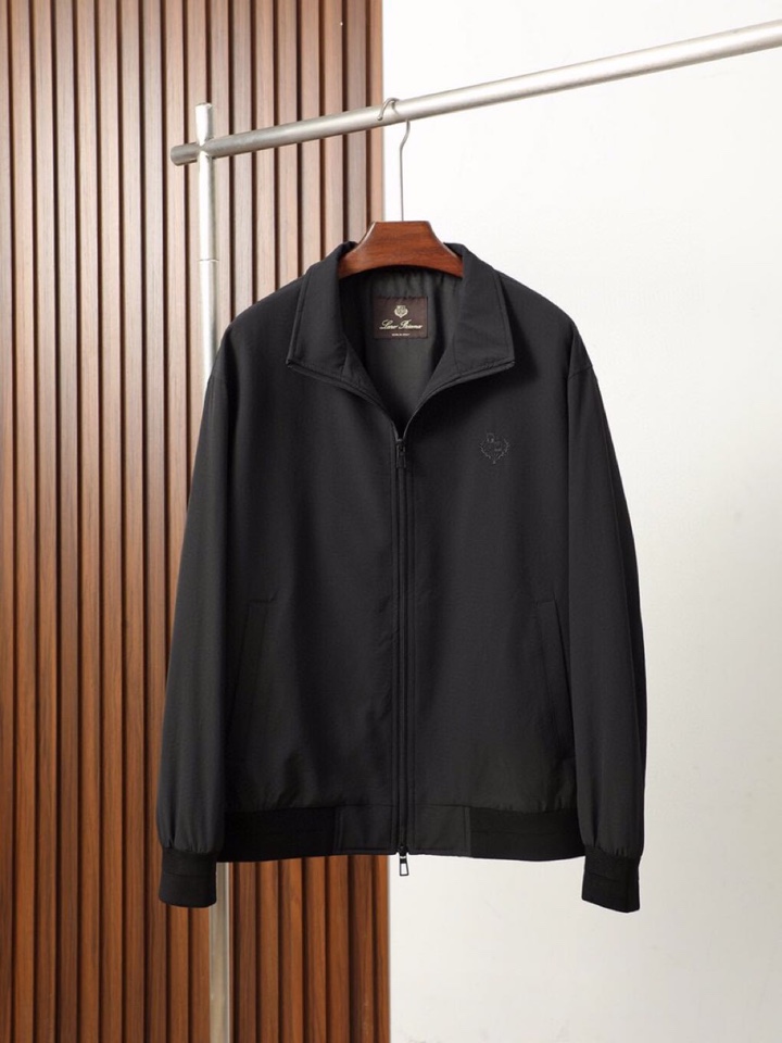 Loro Piana 诺悠翩雅lP🆕 秋冬lP🆕薄棉立领夹克外套，面料与辅料皆为客供，定织定染而成，触感